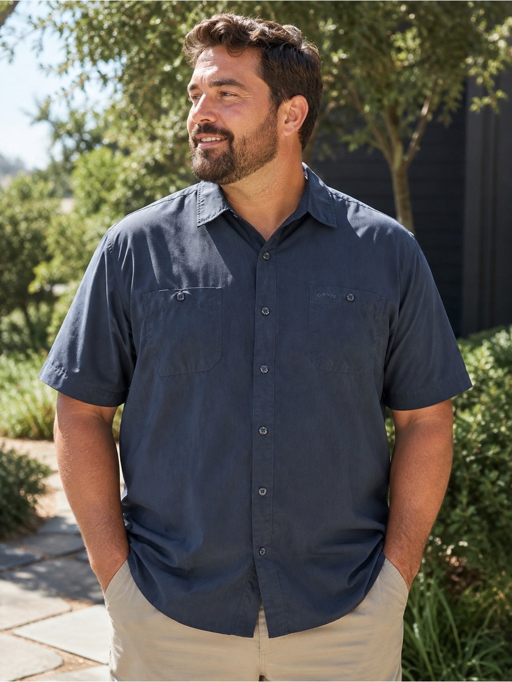 Classic Ralph Lauren Blake short sleeve button-down in a timeless plaid pattern